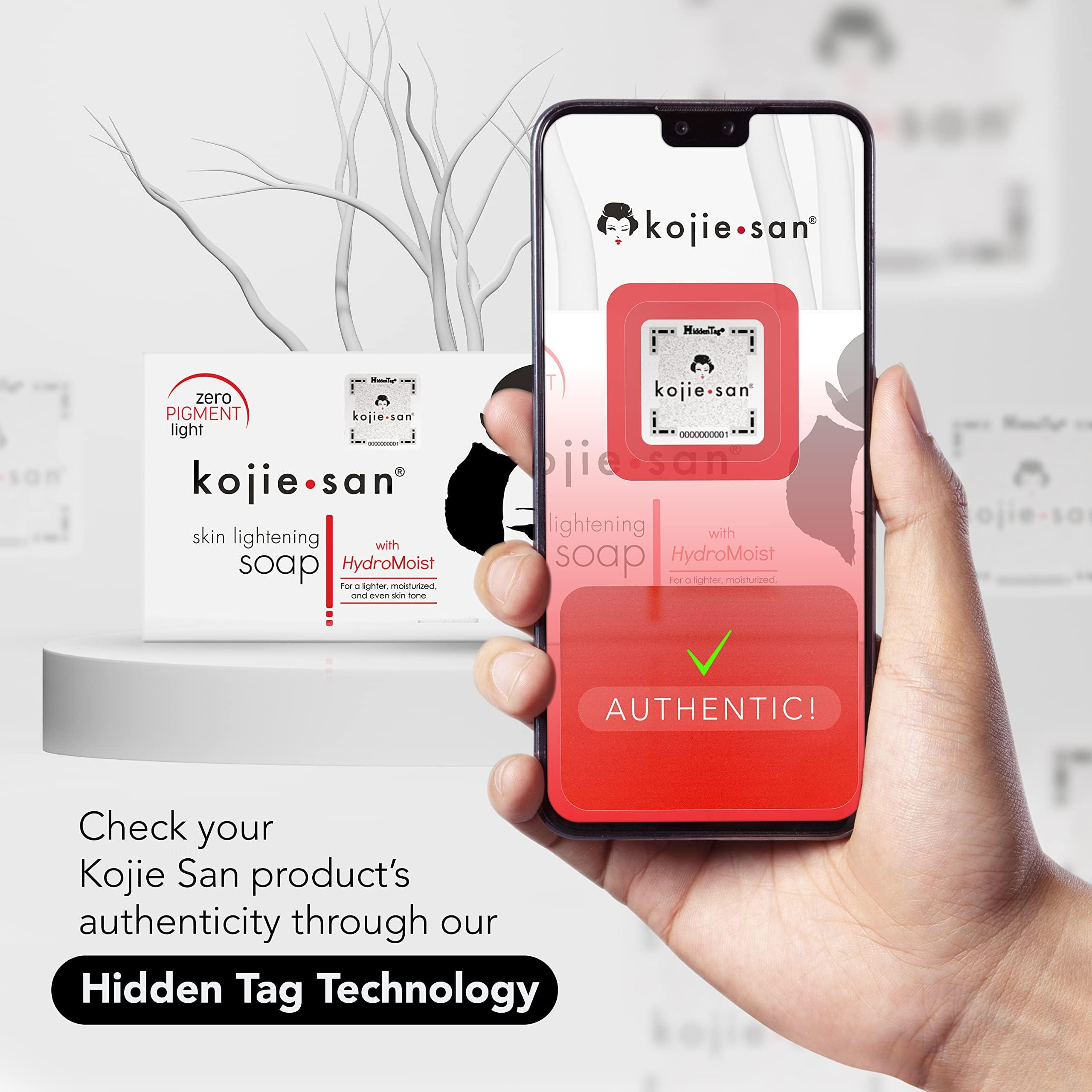 Kojie San Kojie San Dream White Soap - Skin Brightening Kojic Acid Soap with Collagen, Elastin & Coconut Oil - 135g x 2 Bars