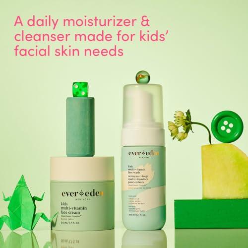 Evereden Evereden Kids Face Wash: Melon Juice, 3.4 fl oz. | Gentle Skin Care | Clean and Non-toxic Face Wash | Multi-Vitamin Kids Skin Care