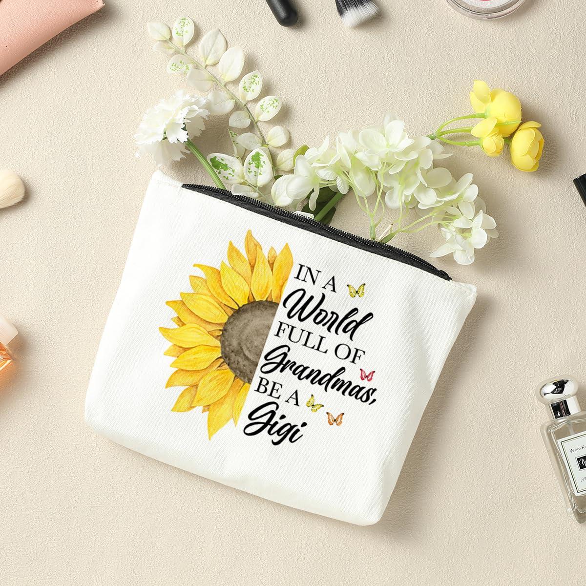 NBIAN Gigi Gifts for Grandma, Nana Gifts from, Grammy Gift for Mothers Day, Birthday Gifts for Nana, Great Grandma Gifts, Best Grandmother Gift, Thanksgiving Christmas Gifts, Travel Toiletry Bag