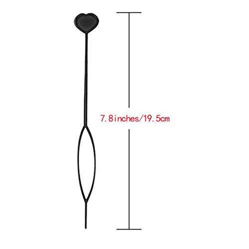 Messen Hair Tool Plastic Quick Beader for Loading Beads Ponytail Maker Styling Tool (8 Pcs,7 Colors)