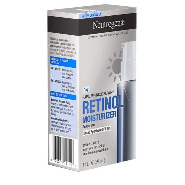 Neutrogena Neutrogena Rapid Wrinkle Repair Anti-Wrinkle Night Accelerated Retinol SA Facial Moisturizer, 1 fl. Oz