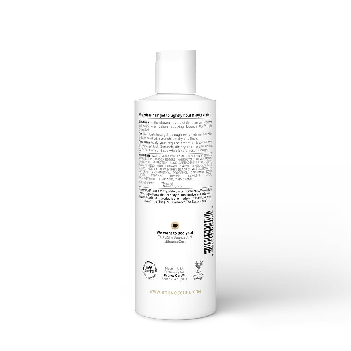 Bounce Curl Bounce Curl Light Creme Hair Gel Lotion (8oz)