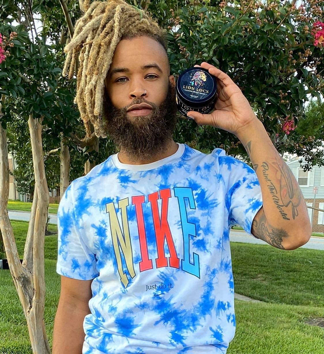 Beard Gains Lion Locs Hair Locking Dreads Moisturizer for Dreadlocks, Locks, Microlocs, Interlocks, Braidlocks, Braids, Fauxlocs, Twistlocks, or Sisterlocks (8oz) (Firm)