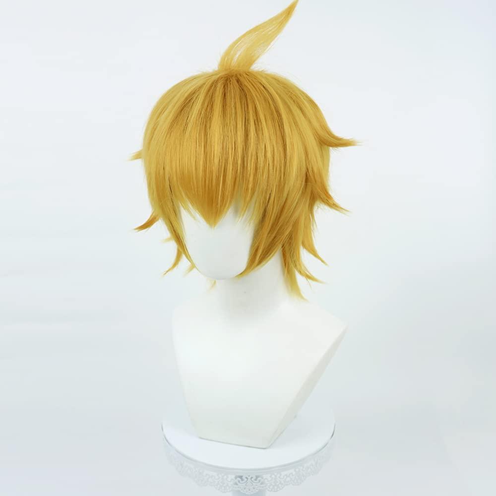 osseoca osseoca Hanazawa Teruki Cosply Wig Yellow 30cm 12inch (Hanazawa Teruki-YLW)
