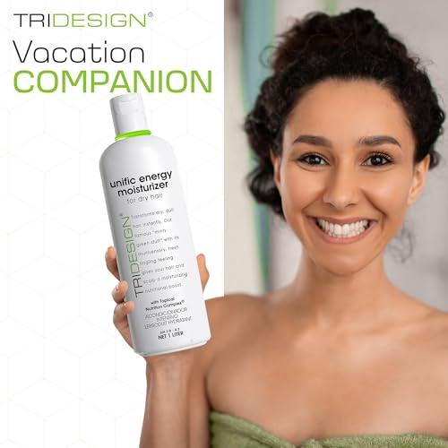 TRIDESIGN TRI Design Unific Energy Moisturizer - Deep Hair Conditioner for Dry Damaged Hair - Moisturizing Conditioner for Curly, Frizzy, Thick Hair - Hydrating Conditioner for Men and Women, 32 oz