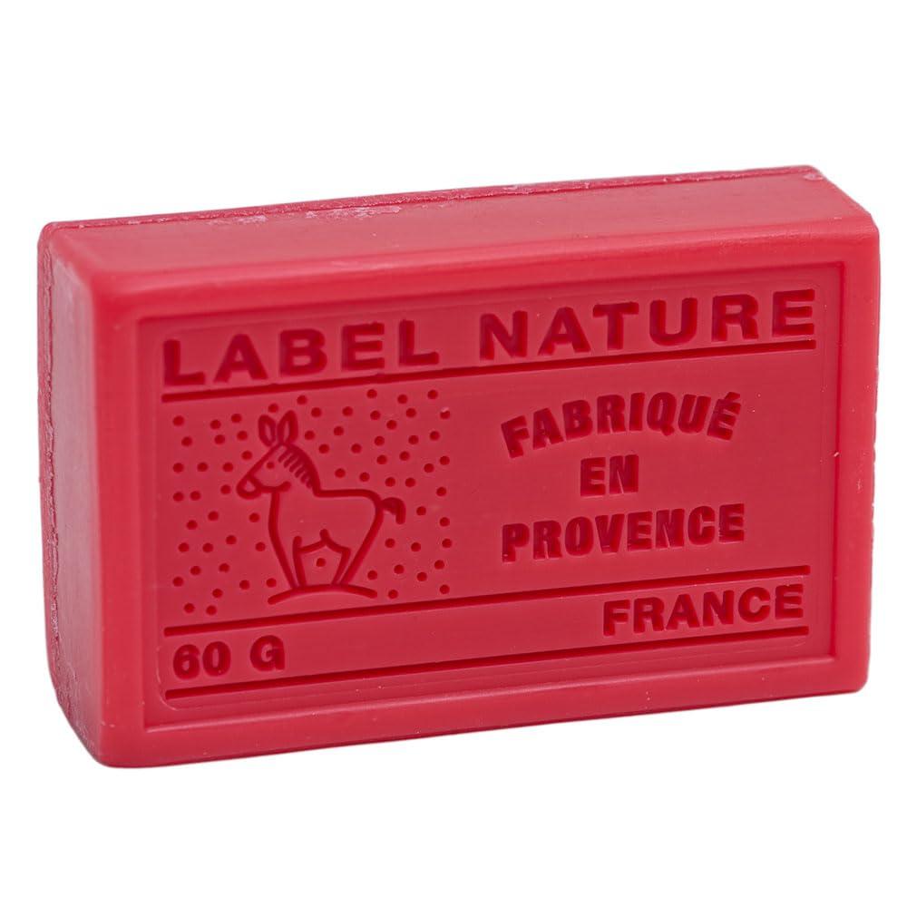 Label Provence Nature Label Provence Savon de Marseille - French Soap Made With Fresh Organic Donkey Milk - I Love You Fragrance - 60 Gram Bar - Set of 3