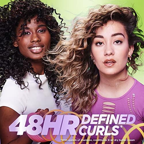 Garnier Garnier Fructis Curl Nourish Sulfate Free Moisturizing Shampoo, Conditioner + Air Dry Cream Defining Butter Set (3 Items), 1 Kit (Packaging May Vary)