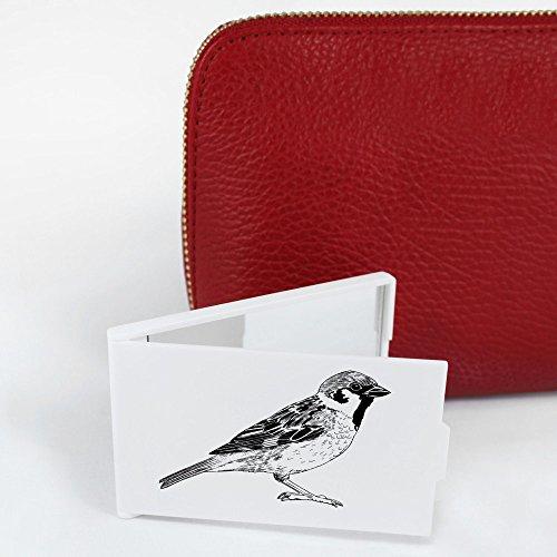 Azeeda Azeeda 'House Sparrow' Compact/Travel/Pocket Makeup Mirror (CM00010064)
