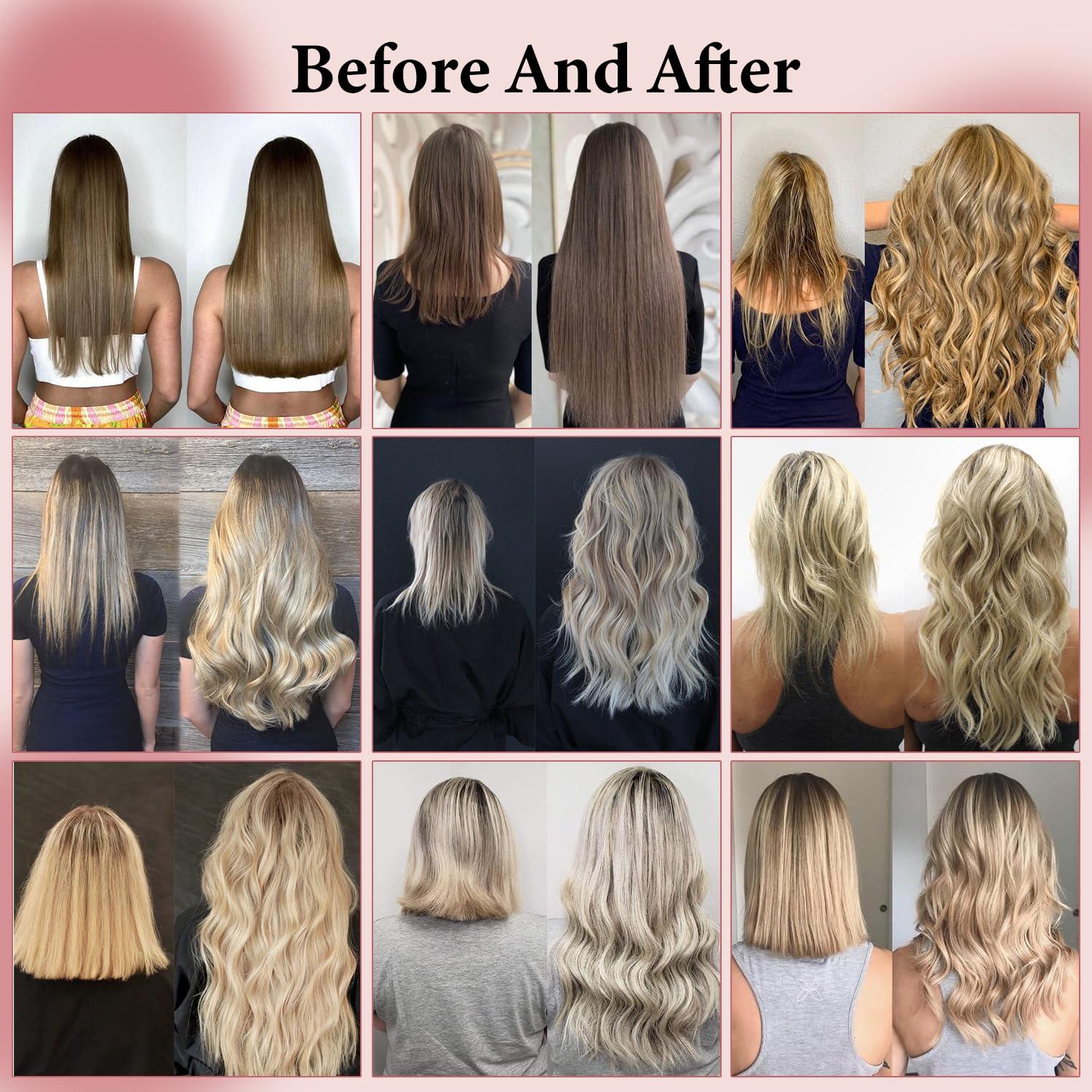 Prosa V light hair extension, human hair V light specific wig extensionsreal human hair for v light hair extensions machine sit, 30g/pack, 18 20 22. (#T4/60, 20)