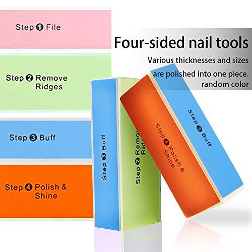 Soft 'N Style 4 Way Shiny Block / 4 Step Buffing Block Shine Nail Buffer