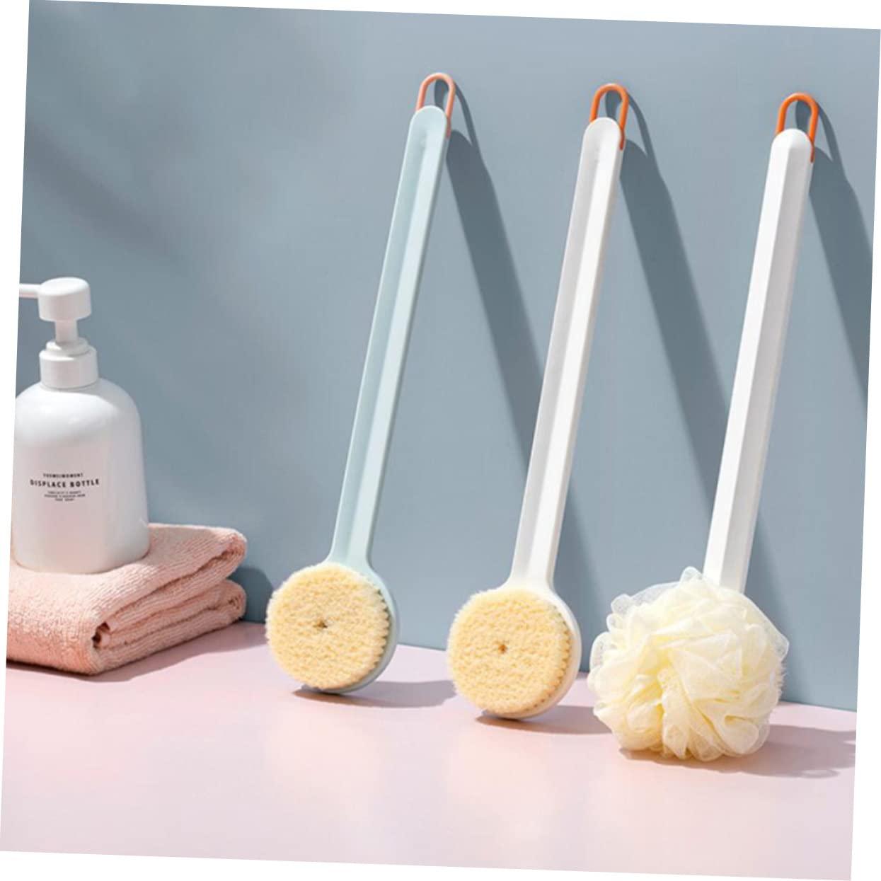 Gogogmee Gogogmee Soft Bristle Bath Scrubber Dual Sided Body Cleaning Brush for Shower & Bath Gentle Skin with Random Ideal Back Cleaning Scrubber for Men &