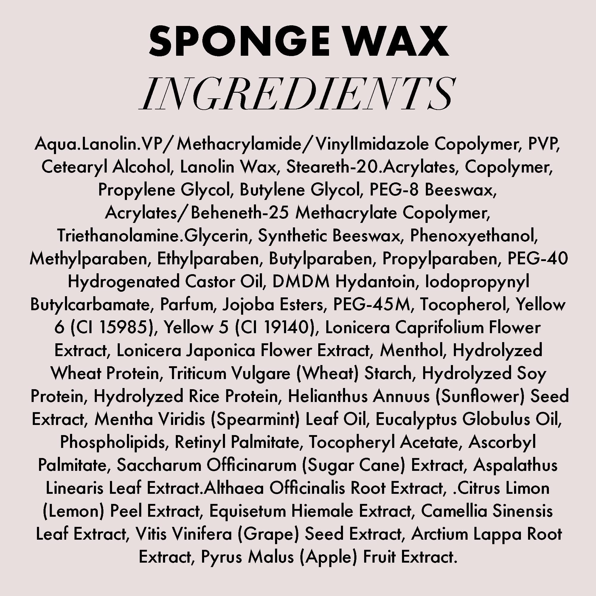 Hanz de Fuko Hanz de Fuko Sponge-Wax  Premium Mens Hair Styling Wax with Medium Hold & Semi-Matte Finish  2oz