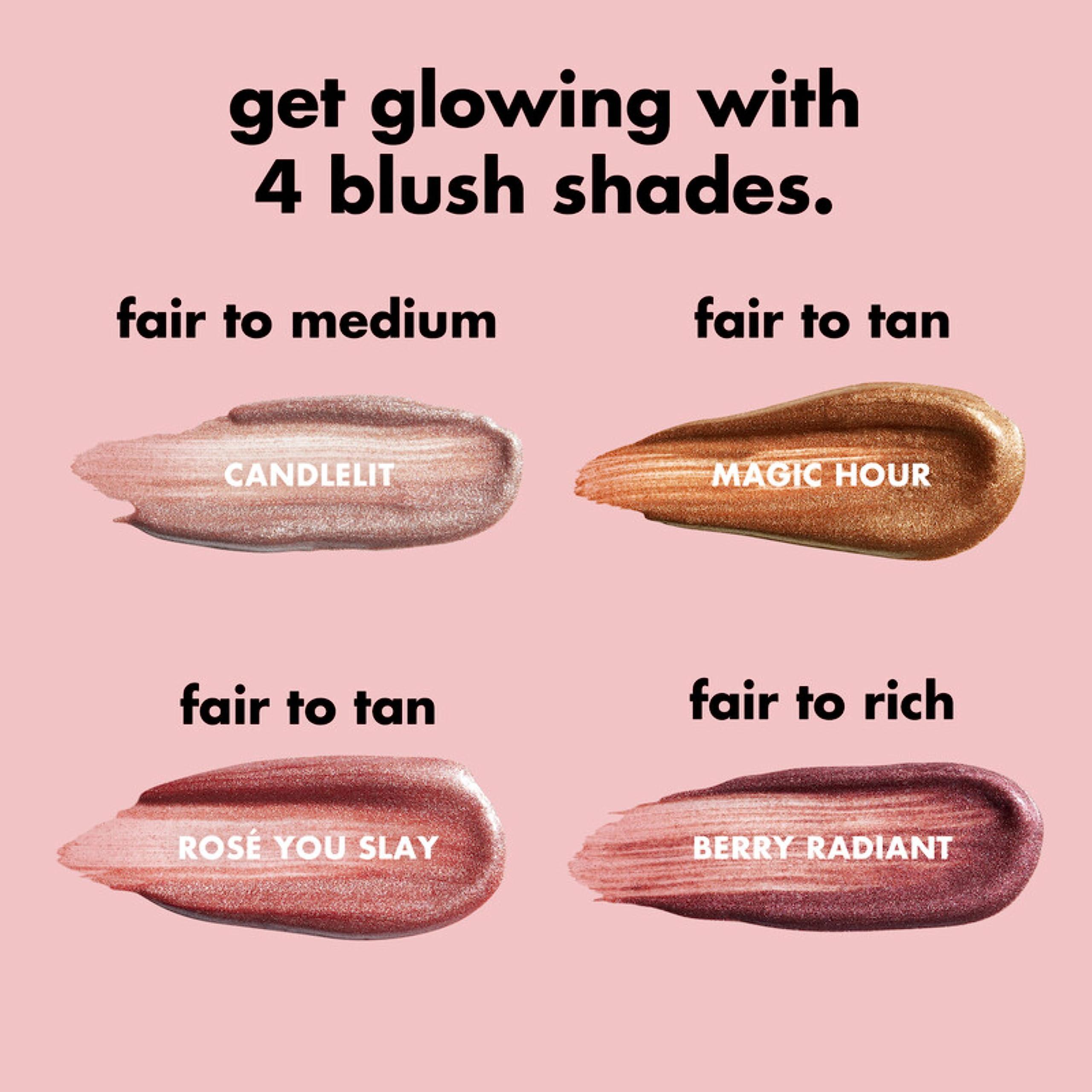 e.l.f. e.l.f. Halo Glow Blush Beauty Wand, Liquid Blush Wand For Radiant, Flushed Cheeks, Infused With Squalane, Vegan & Cruelty-free, Magic Hour