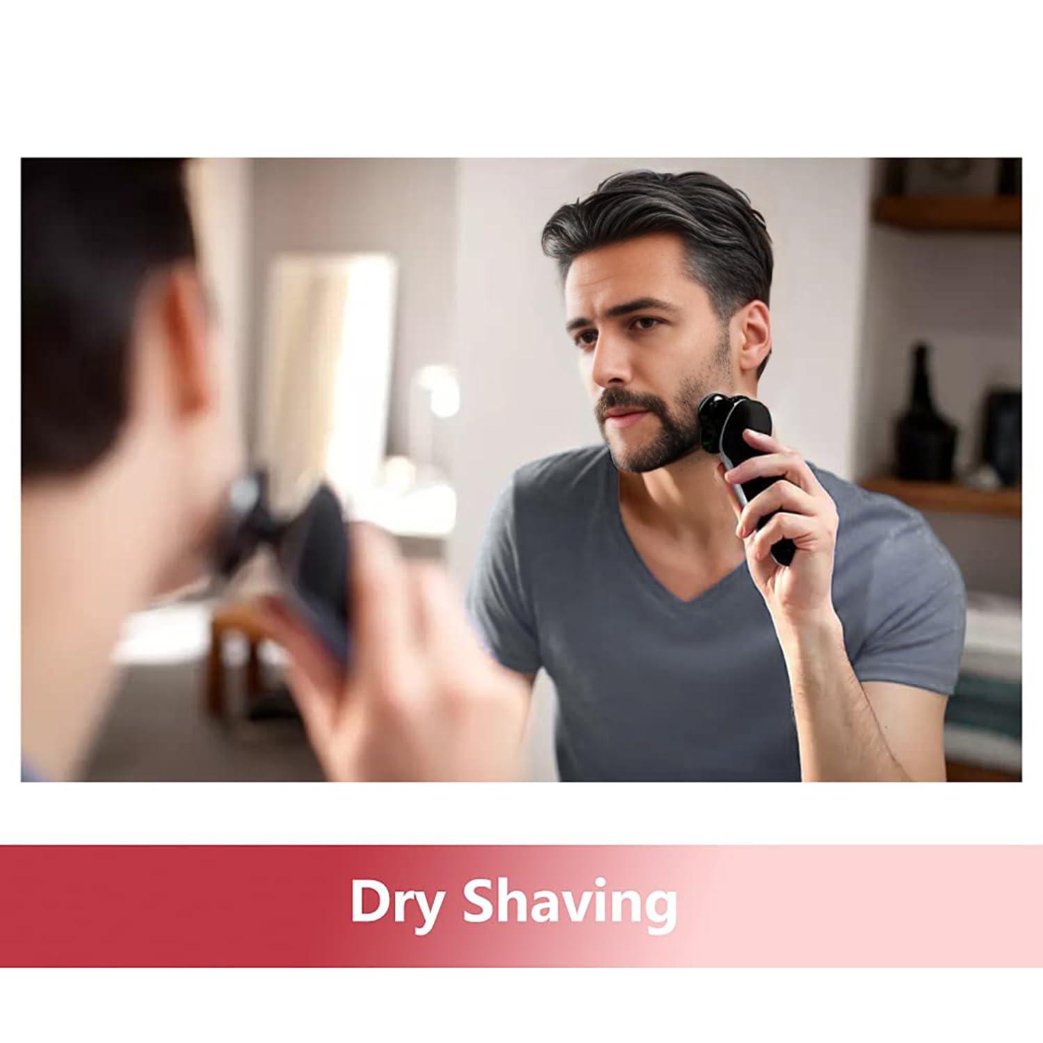 innobeaut HQ8 Replacement Heads Compatible with Philips Norelco Aquatec Shavers, Razor Blades Suitable for Philips Aquatec Heads, HQ8 Heads (3-pc Pack)