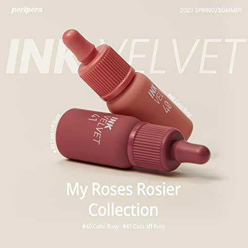 Peripera Peripera Ink the Velvet Lip Tint, High Pigment Color, Longwear, Weightless, Not Animal Tested, Gluten-Free, Paraben-Free (040 CALM ROSY)