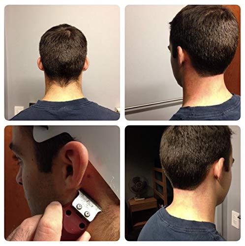 Perfect Neckline Neckline Shaving Template and Hair Trimming Guide | Hands-Free Cut, Trim, and Shave | Adjustable for Different Sizes | Flexible Durable High-Density Polyethylene (HDPE)