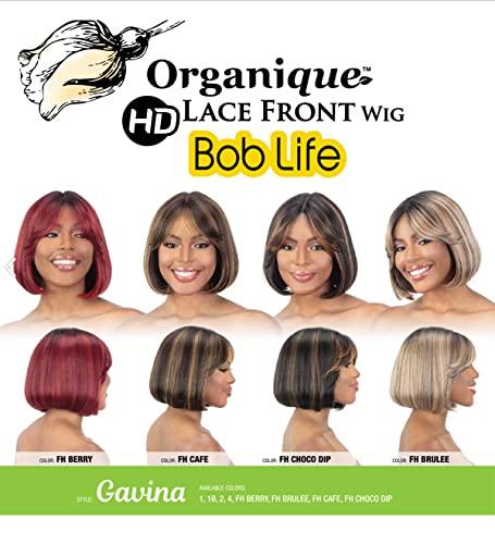 FREE TRESS FREE TRESS Milky Way Organique HD Lace Front Wig Bob Life Gavina (1B)