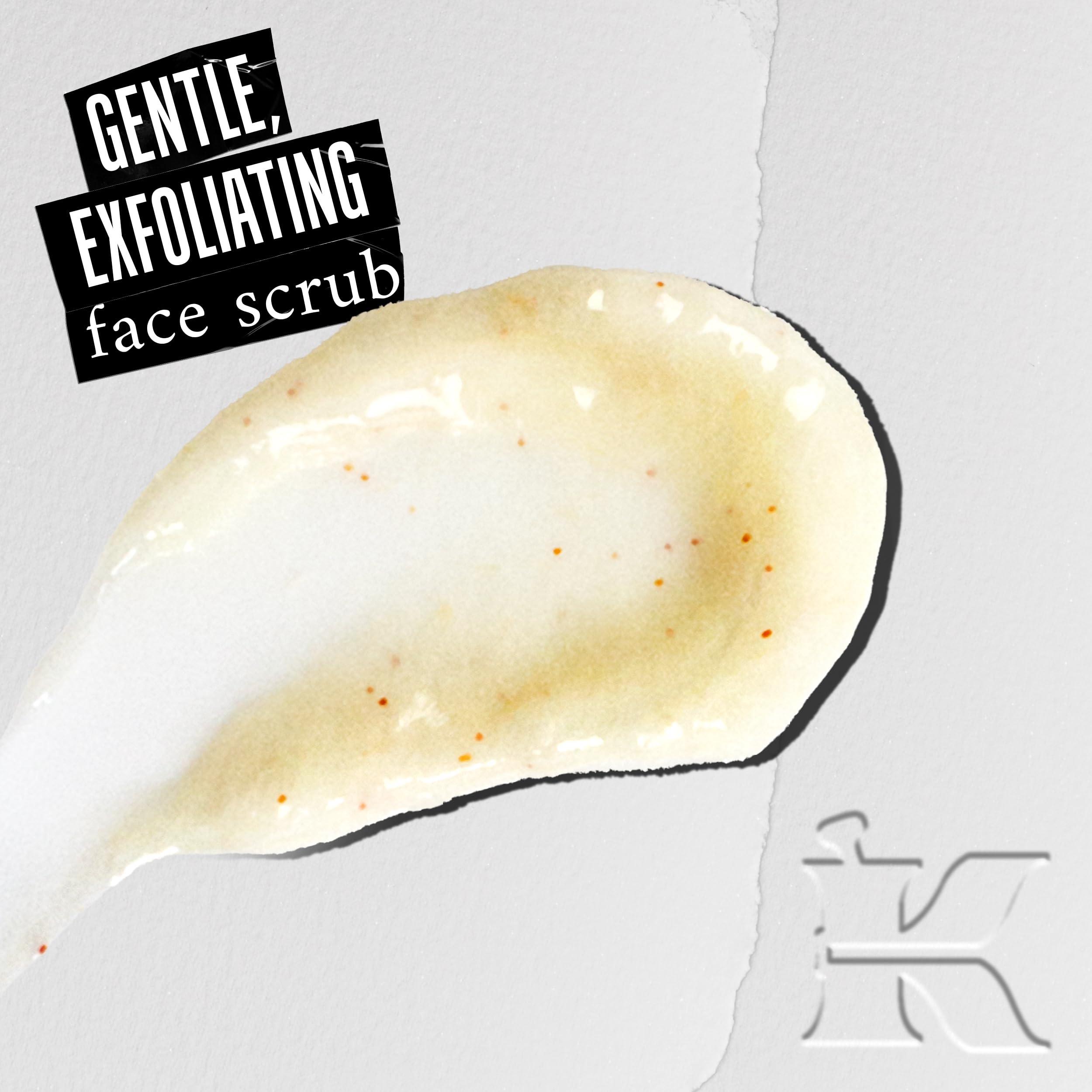 Kiehl's Kiehl\'s Pineapple Papaya Facial Scrub, Exfoliating Face Cleanser for All Skin Types, Removes Dead Skin for Softer & Smoother Skin, with Luffa Cylindrica Fruit & Apricot Seed Powder - 3.4 fl oz