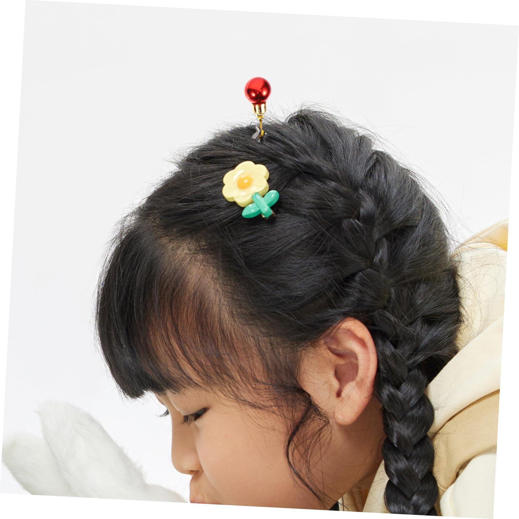 Ipetboom Ipetboom 12pcs Christmas Beard Clip Santa Claus Ornaments Adults Santa Beard Santa Claus Beard Glitter Xmas Hanging Ball Beard Bell Clip Santa Clause Ornaments Bright Light Hair Accessories