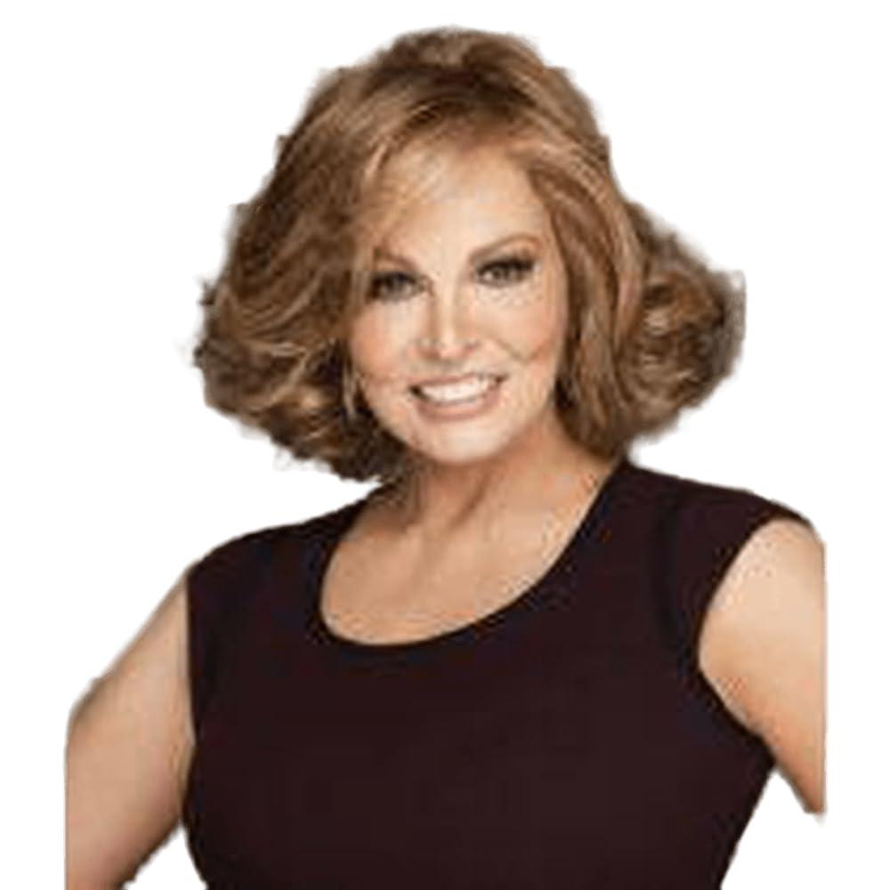 Hair u wear Raquel Welch Upstage Large Lace Front & Monofilament Synthetic Wig in RL19/23, Length: Medium