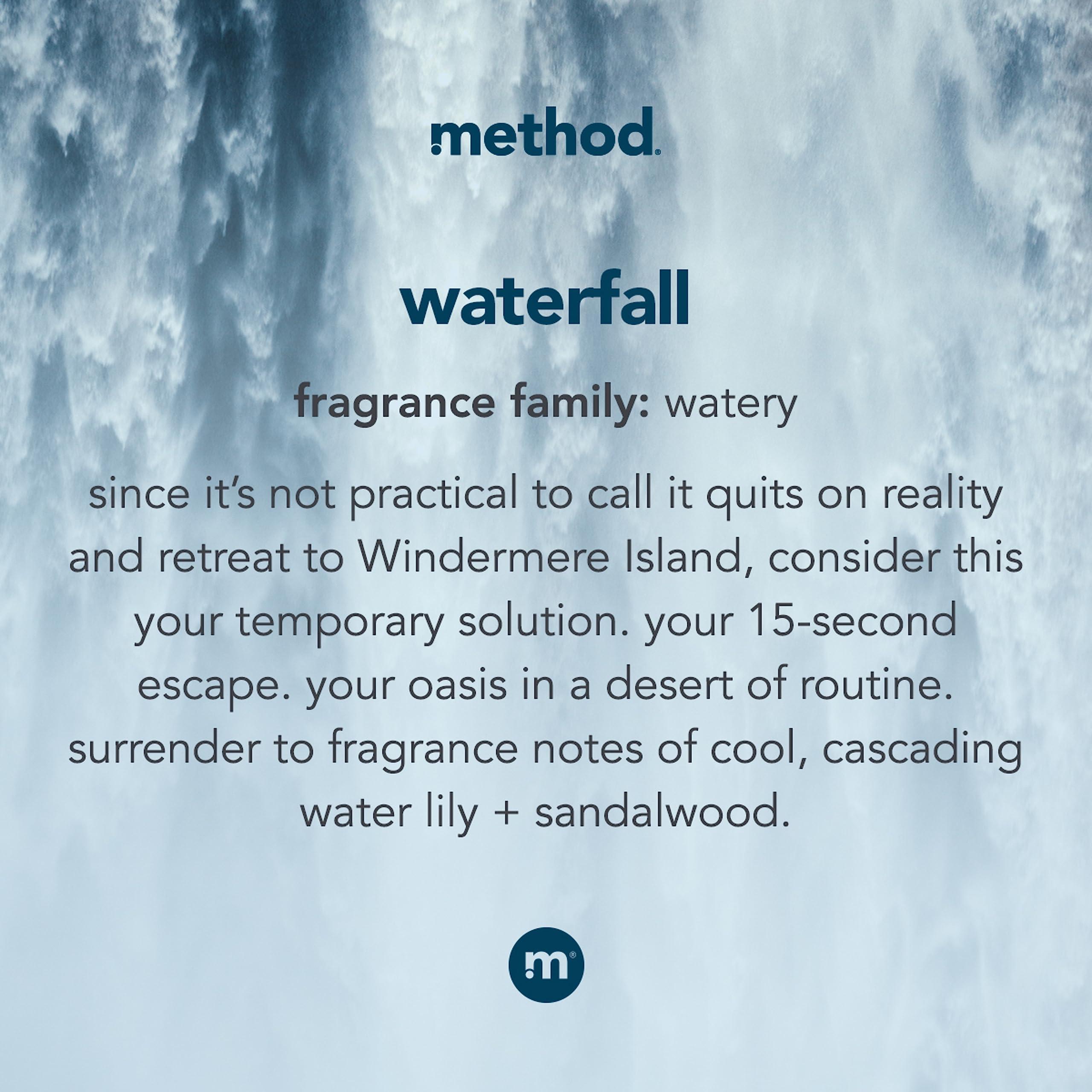 Method Method Foaming Hand Soap and Handsoap Refill, Waterfall, 10 fl oz. and 38 Fl Oz., 2 Count (Variety Pack)