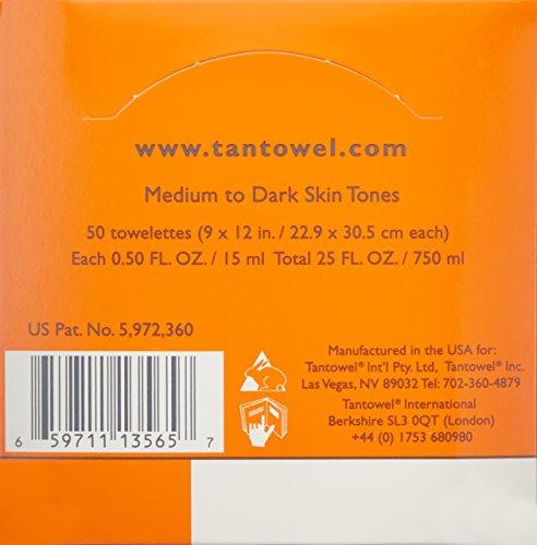 Tan Towel Tan Towel Full Body Towelettes, Plus, 2.55 lb.