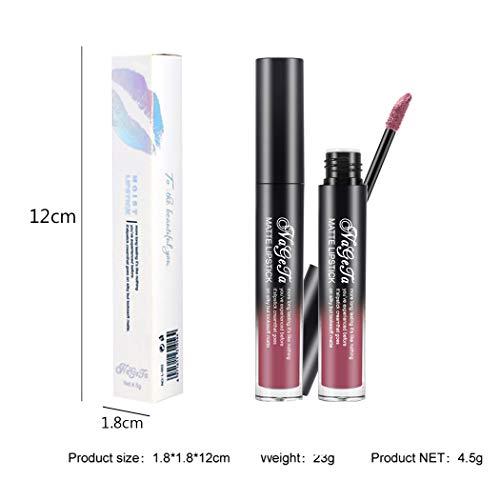 Edanta Edanta Lipstick Matte Liquid Lipsticks Waterproof Lip Gloss Highly Pigmented Lips Stick Long Lasting Lupgloss Makeup Accessories for Women and Girls Pack of 1 (Nude A32#)