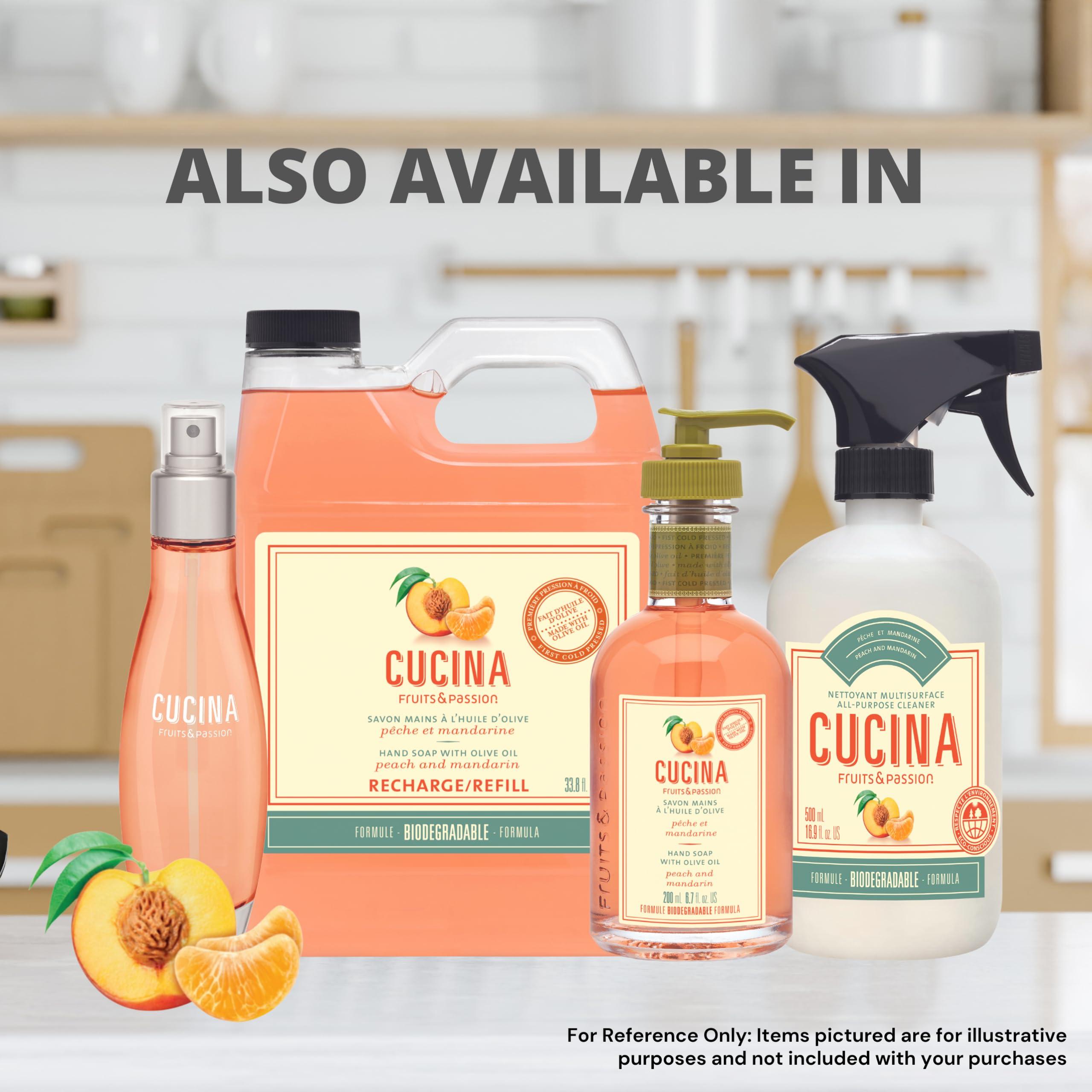 Cucina Cucina Fruits & Passion Peach and Mandarin Hand Soap, 200ml