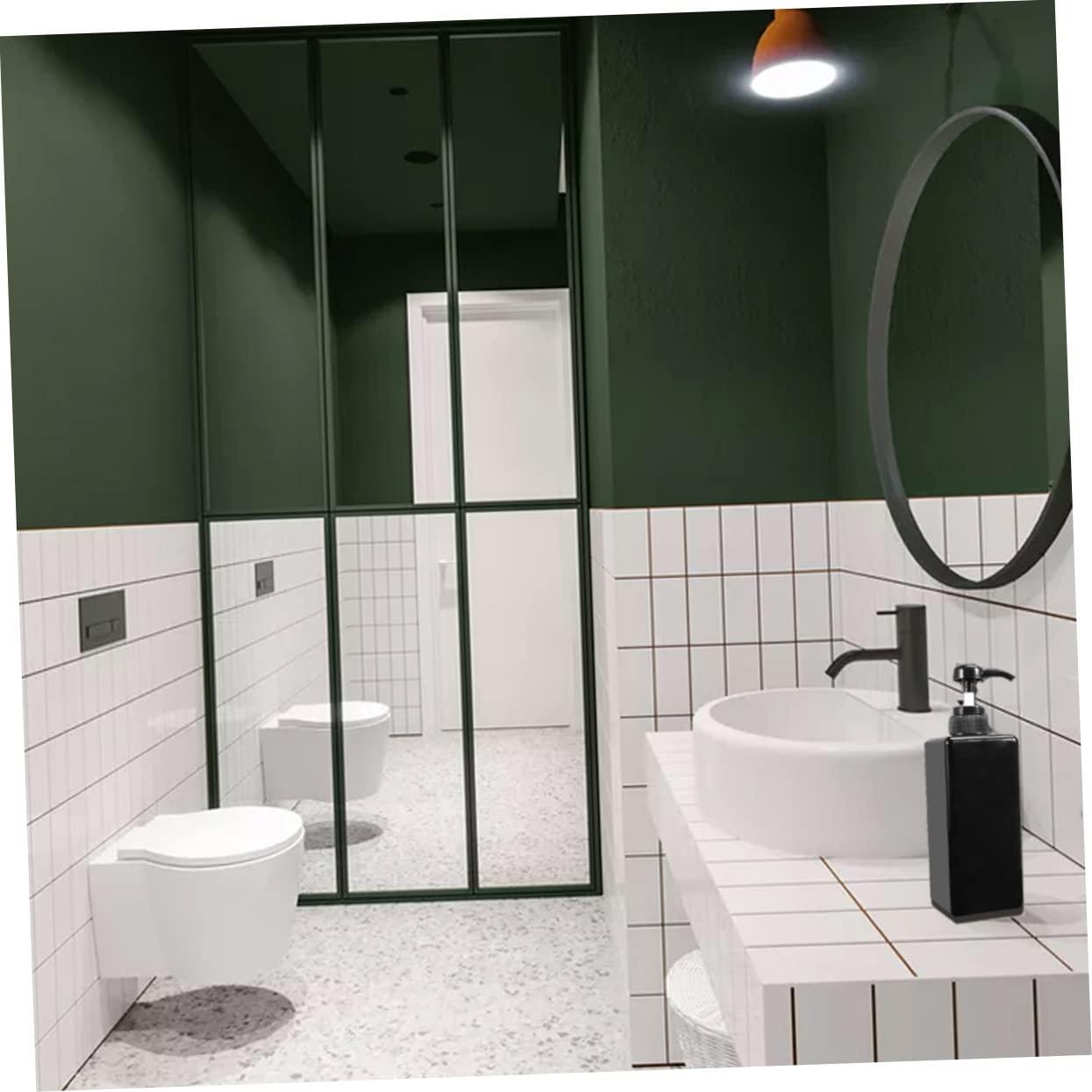 minkissy minkissy 650ml Portable Shampoo Bottles Pump Refillable Lotion Containers Safe Toiletries for Home Travel Hotel