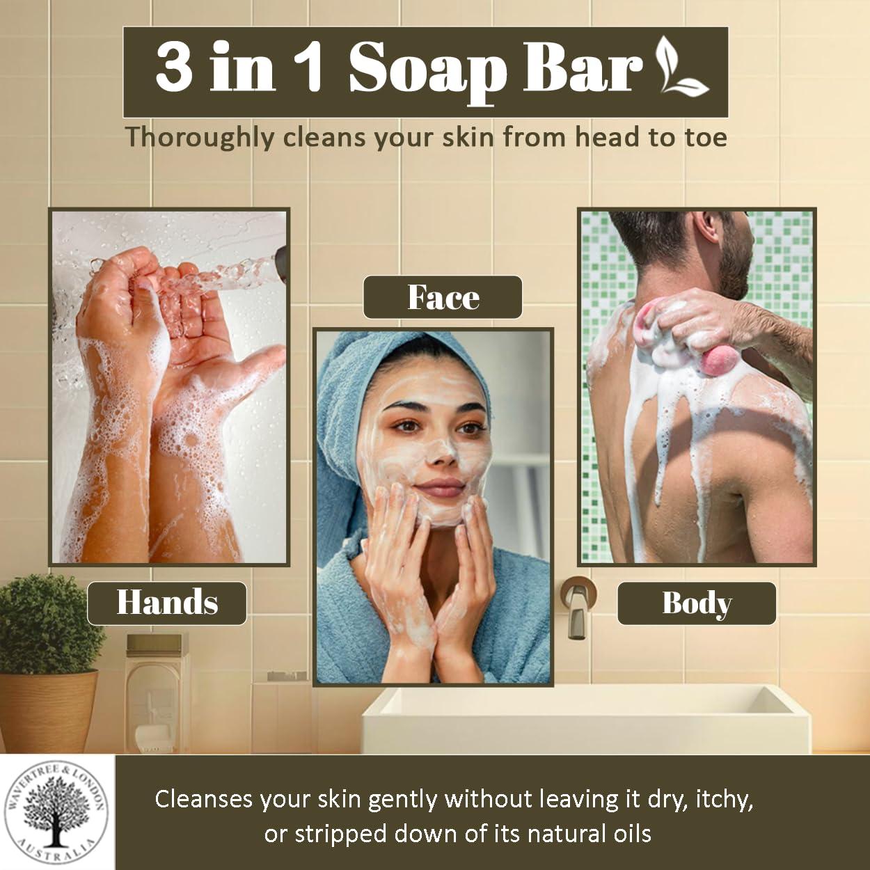 Wavertree & London Wavertree & London Assorted Fabulous Florals (8 Bars), 7oz Moisturizing Natural Soap Bars, French -Milled and enriched with Shea Butter