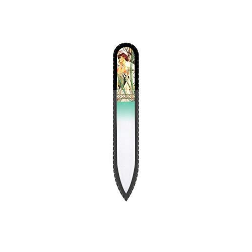 Fulgent World Glass Nail Files Art Series set of 2 - Alphonse Mucha (#2)