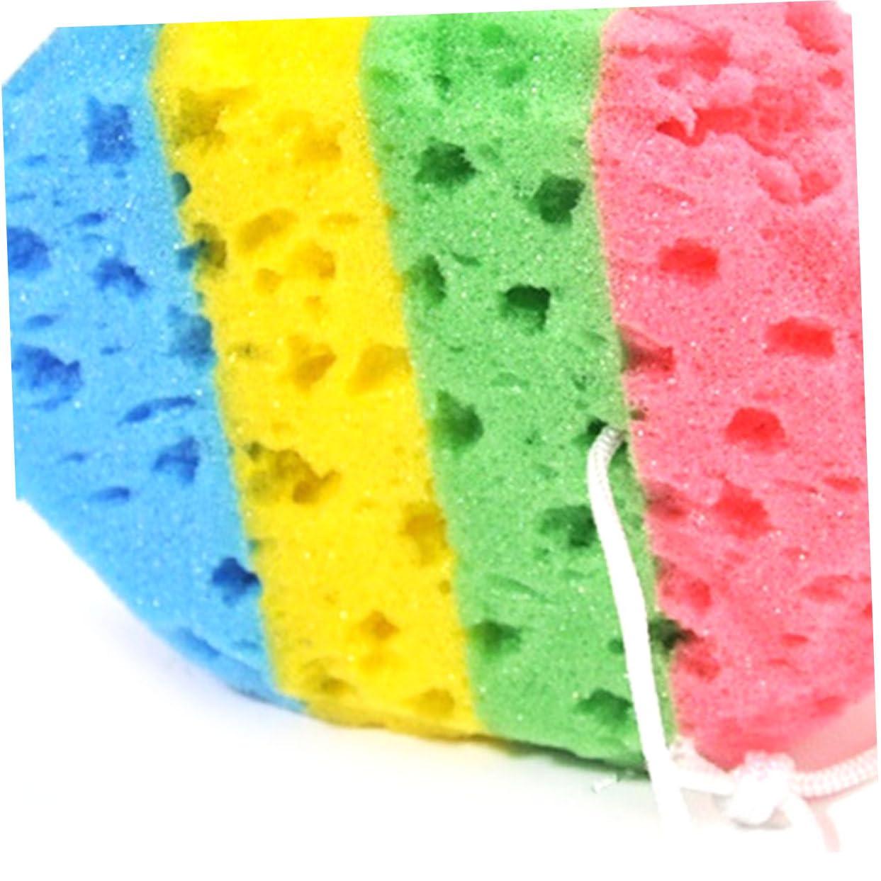 Healeved Healeved 3sets Seaweed Bath Sponge Set Natural Sea Sponge for Bathing Four Color Oval Sponges Body Cleaning and Exfoliating Gentle on Skin Material 2pcs*3