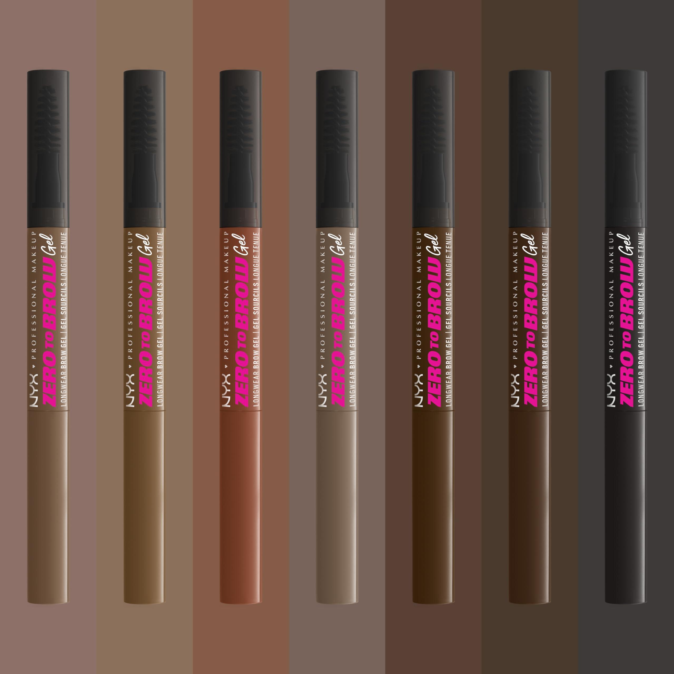 NYX PROFESSIONAL MAKEUP NYX PROFESSIONAL MAKEUP Zero to Brow, Longwear Eyebrow Gel, Taupe