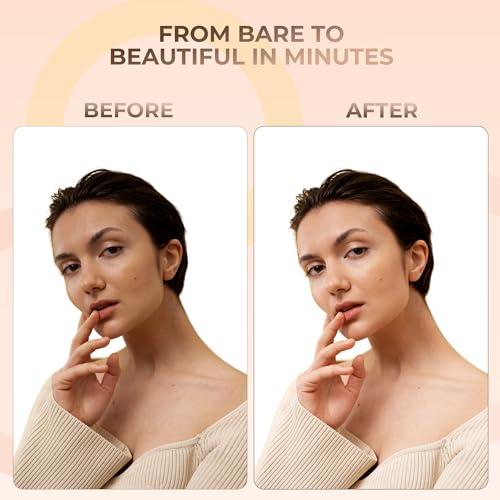 Sweet Face Minerals CONCEALER & CORRECTOR KIT with BRUSH Mineral Makeup Set Bare Skin Matte Powder (20 gram Sifter Jars, Medium Concealer)