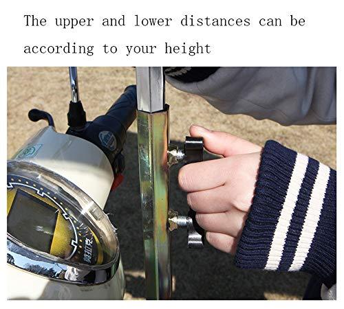 AKKY AKKY Bicycle Rain and Sun Protector Cover with Windshield, Oversized Umbrella Aluminum Connector Foldable Adjustable Holder Umbrella for Motorcycle,Electric Car