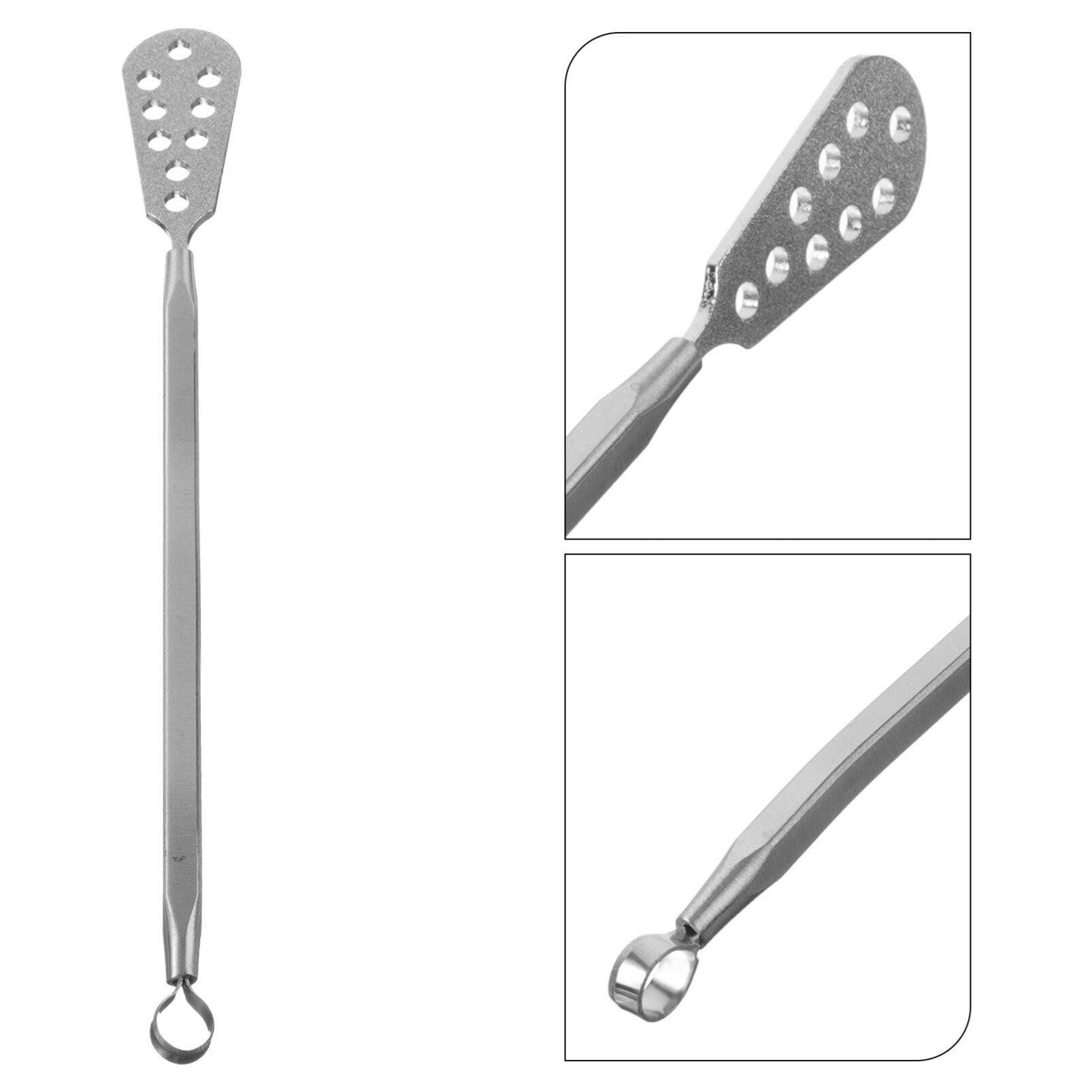 Beavorty Beavorty Stainless Steel Foot Scraper, Metal Foot File, Double Sided Foot File Remover Professional Foot Rasp Scrubber for Wet or Dry Skin Easy to Clean Pedicure Tool