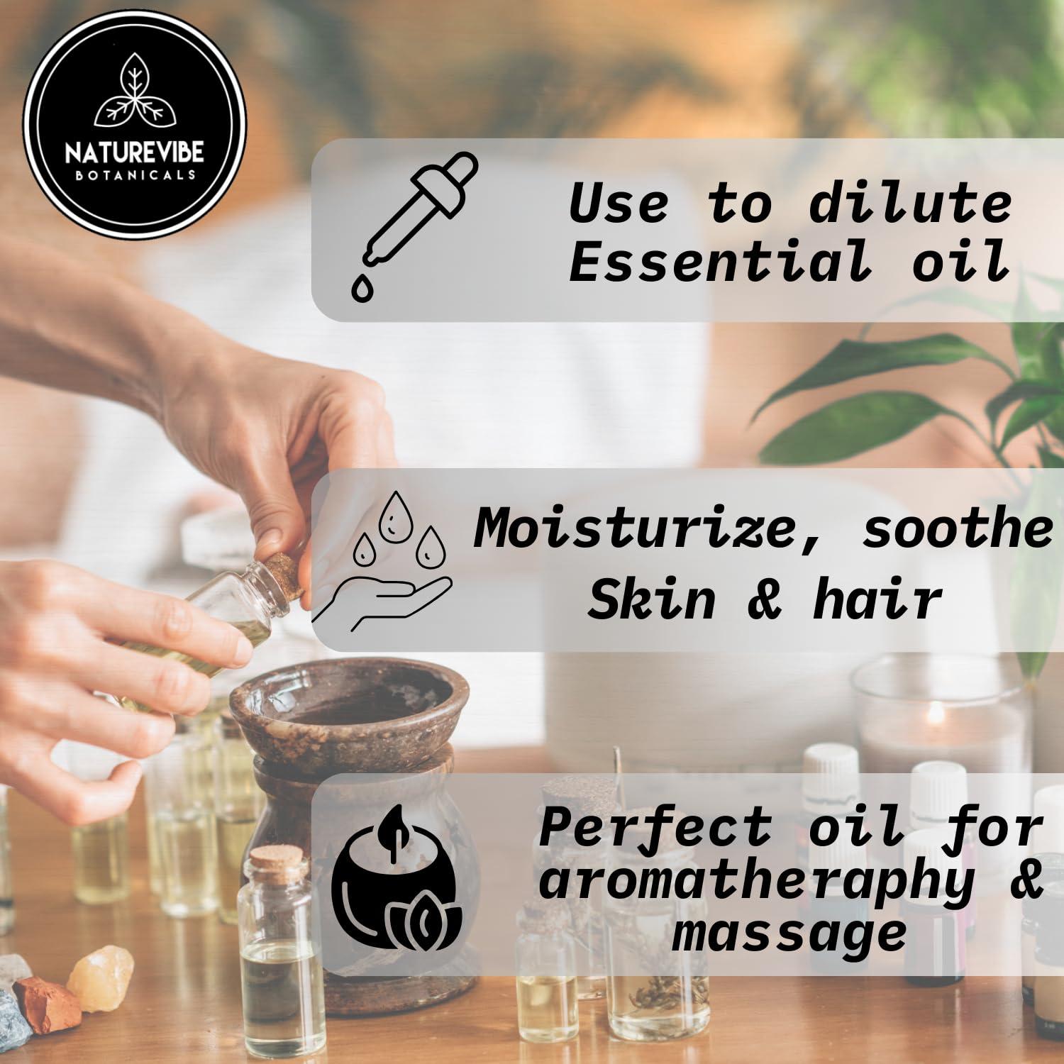 Naturevibe Botanicals Naturevibe Botanicals Jamaican Black Castor Oil 32 Ounces | 100% Pure and Natural | Great for Skin Care and Hair Care