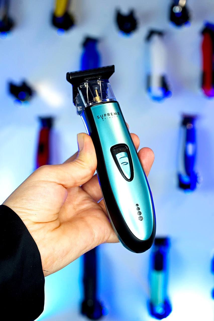 Supreme Trimmer Supreme Trimmer DLC T Shaper| Professional Barber Trimmer Hair Clippers for Men (120 Min Run Time) Cordless Hair Trimmer Zero Gapped Liner Beard Trimmer | ST5215 Light Blue