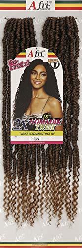 Mane Concept MULTI PACK DEALS! Mane Concept Passion Twist Crochet Braids Pre-Stretched 2X Grande Nomadik Twist 18" (1-PACK. 2)