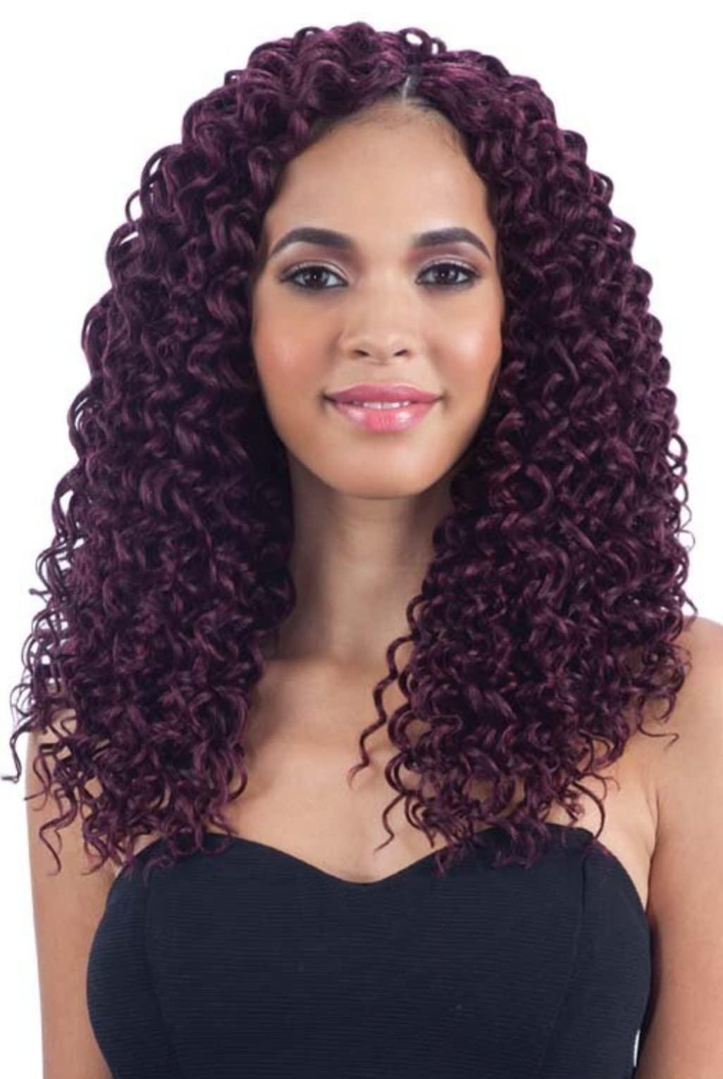 FreeTress Braids MULTI PACK DEALS! FreeTress Synthetic Hair Crochet Braids Beach Curl 12" (4-PACK, OT530)