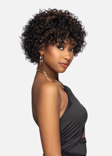 Vivica A Fox Hair Vivica A. Fox CARNIVAL, HUMAN HAIR, Pure Comfort Cap Wig, Color 1B Off Black