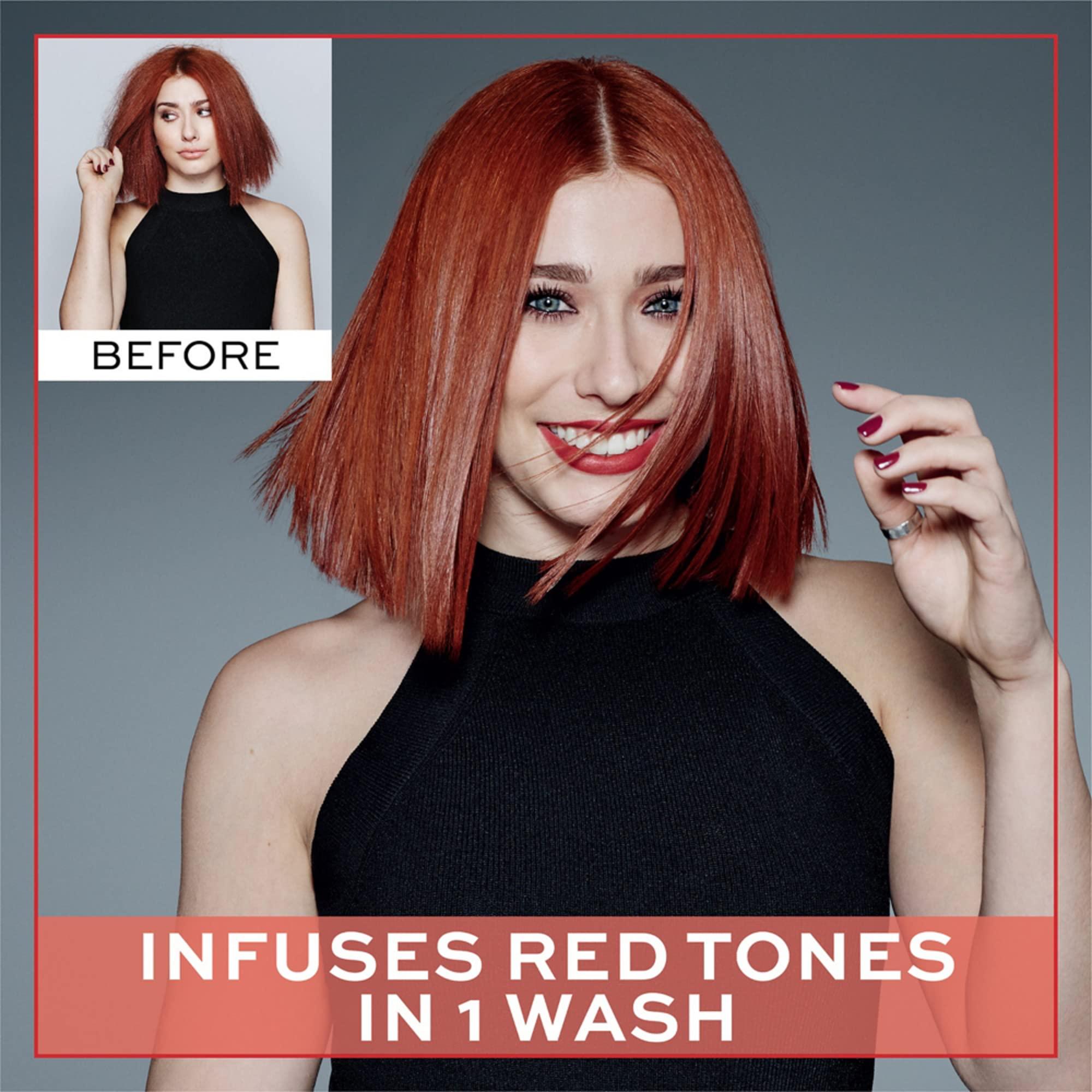 John Frieda John Frieda Radiant Red Red Boosting Shampoo, Daily Shampoo, Helps Enhance Red Hair Shades, 8.3 Ounce, with Pomegranate and Vitamin E