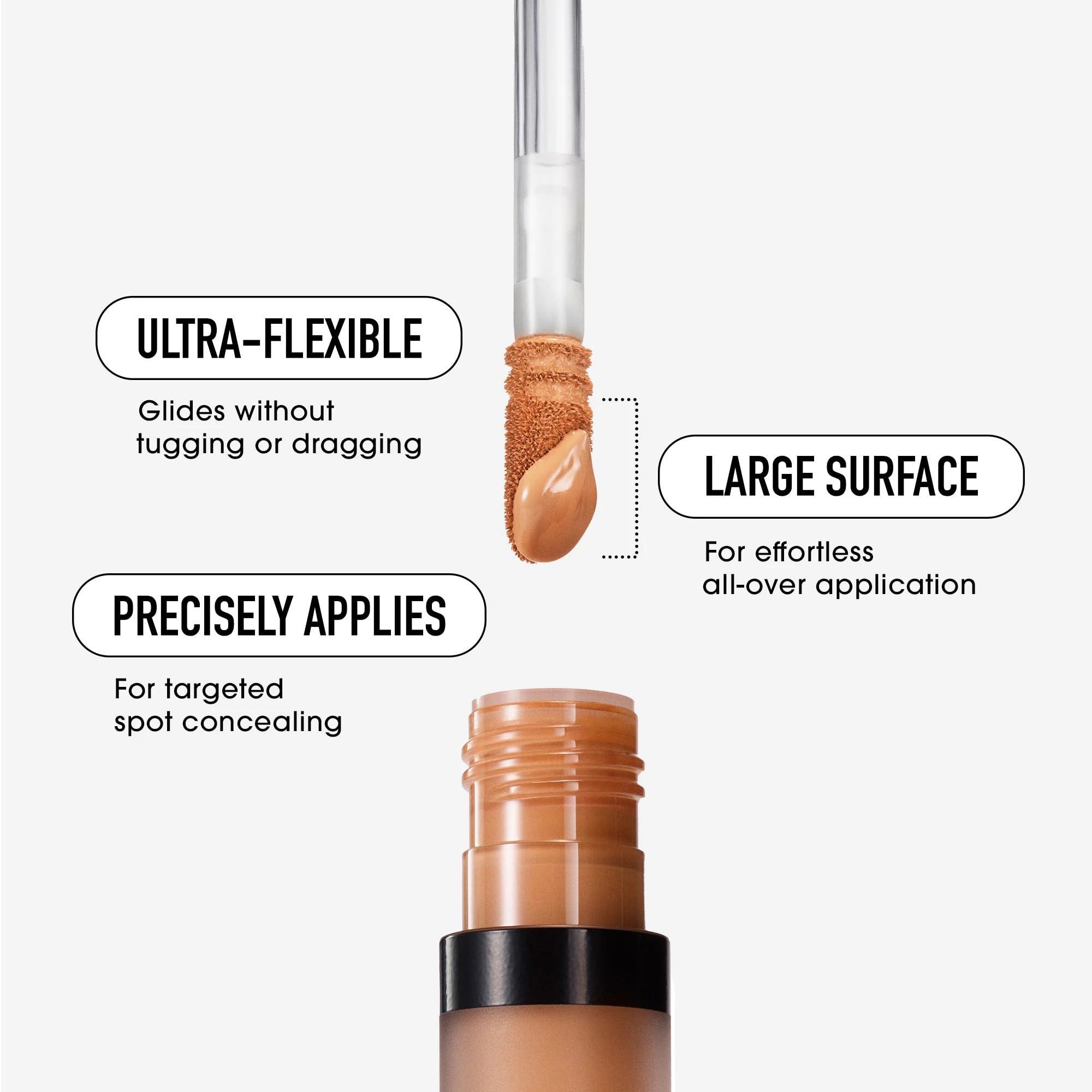bareMinerals bareMinerals BAREPRO 16HR All Over Skin-Perfecting Natural Matte Concealer Mineral SPF 25 with Niacinamide, Conceals Dark Spots, Blemishes + Dark Circles Under Eyes, Safe for Sensitive Skin, Vegan