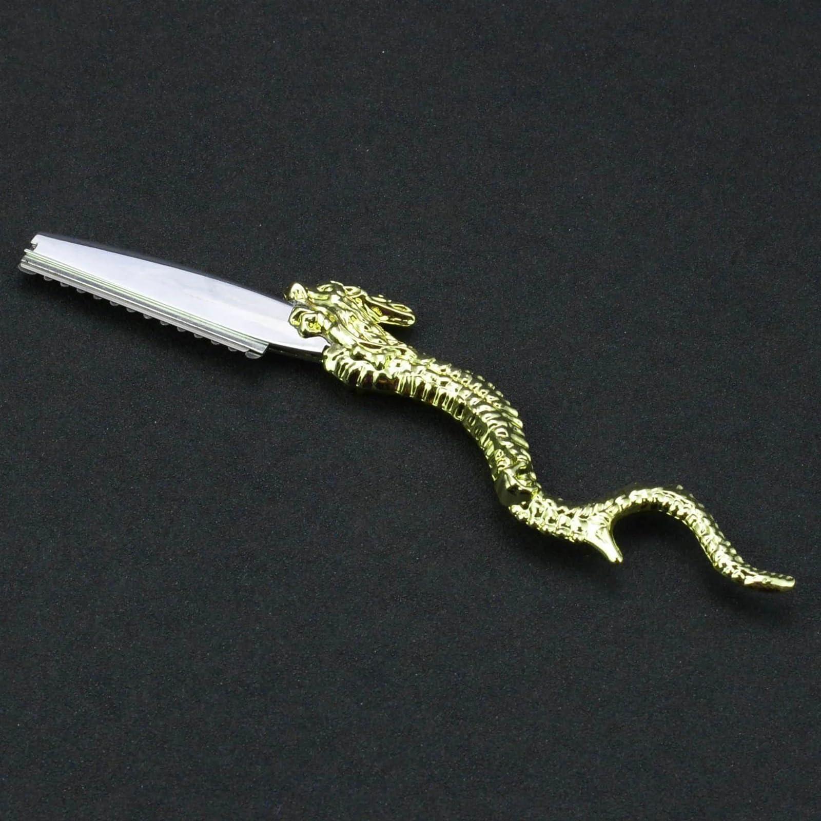 ATRIXU Dragon Razor Hair Styling Thinning Razor Hairdressing Scissors Straight Salon Hairdresser Razors Hair Cutter Barber