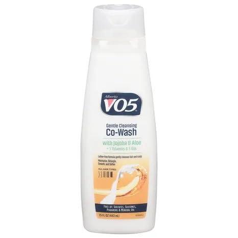VO5 Alberto VO5 Gentle Cleansing Co-Wash with Jojoba and Aloe - Cleansing Conditioner - Cowash for Scalp and Hair - Moisturizes and Smooths Hair - 15 oz