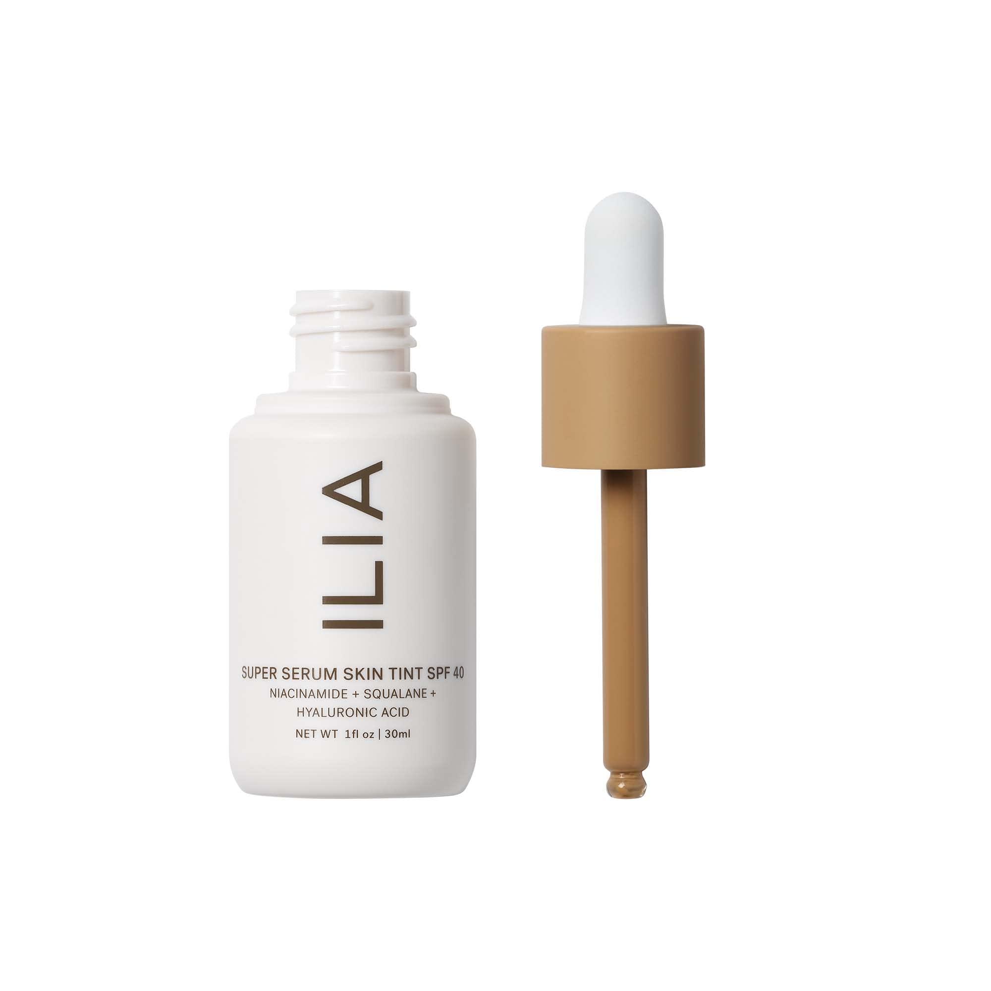 ILIA ILIA - Super Serum Skin Tint SPF 40 | Non-Comedogenic, Vegan, Lightweight to Help Against Blue Light, + Pollution while Hydrating, Smoothing, + Refining (Matira ST11, 1 fl oz | 30 ml)