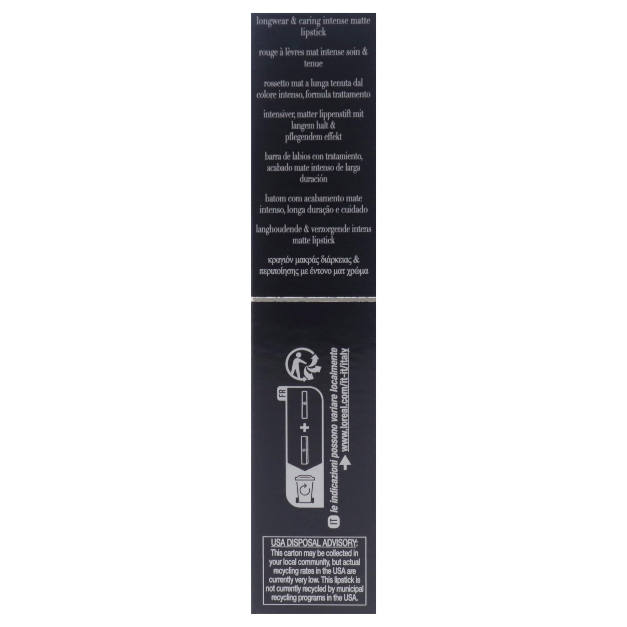 GIORGIO ARMANI Giorgio Armani Lip Power Long-Lasting Matte Lipstick - 112 Stylish for Women - 0.11 oz Lipstick