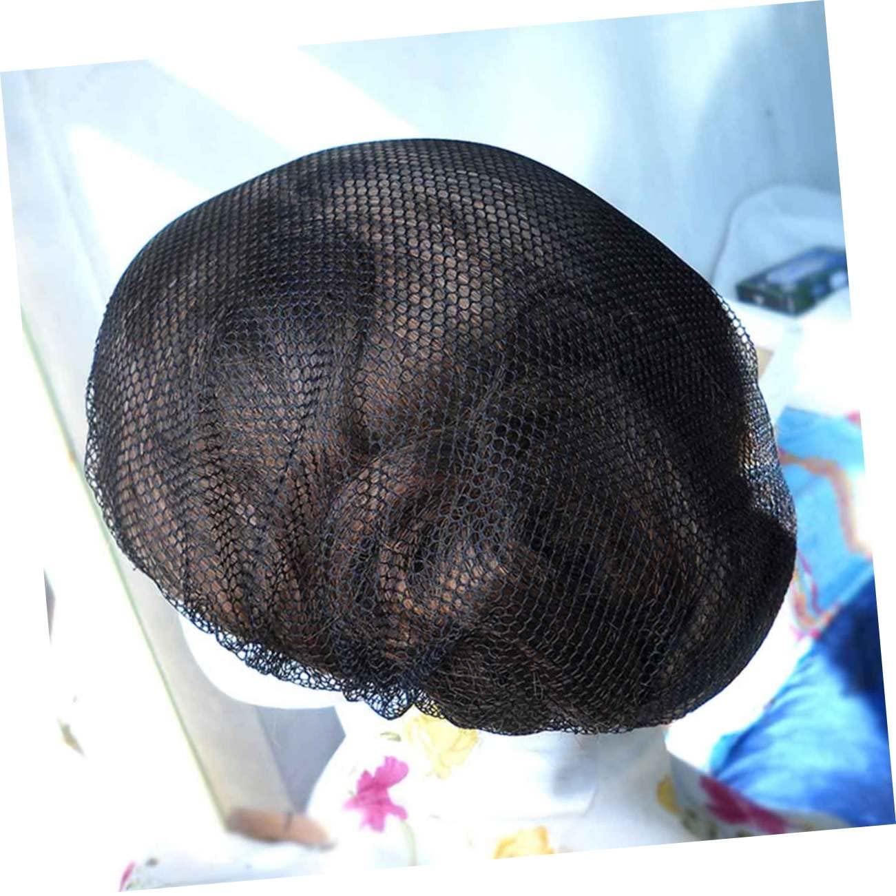 FOYTOKI FOYTOKI 12 Pcs Hair Nets Hair Cover Mesh Heavy Duty Slumber Net with Chin Strap Nighttime Hairnet Heavy Duty Elastic Hairnets Covers Sleeping Cap Hairnet Cap Mesh Cap