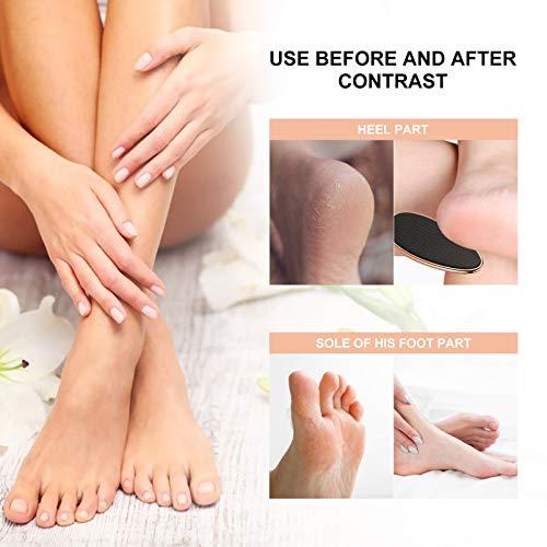 POPETPOP POPETPOP Hard Skin Remover Electric Foot Dead Skin Remover Tool Foot Skin Remover Tool Rose Gold Pedicure Set