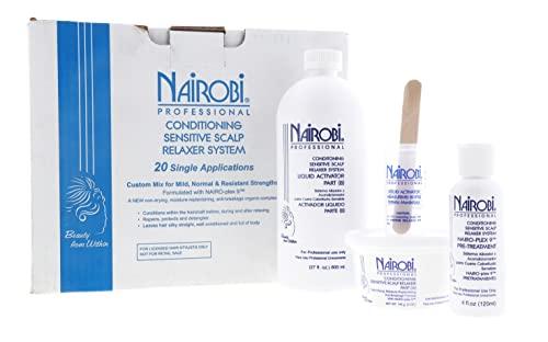 Nairobi Conditioning Sensitive Scalp Relaxer System Kit 20 Single Applications